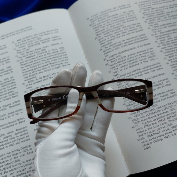 Frame Glasses Brown by JUST CAVALLI JC126 Authentic - Picture 4 of 12